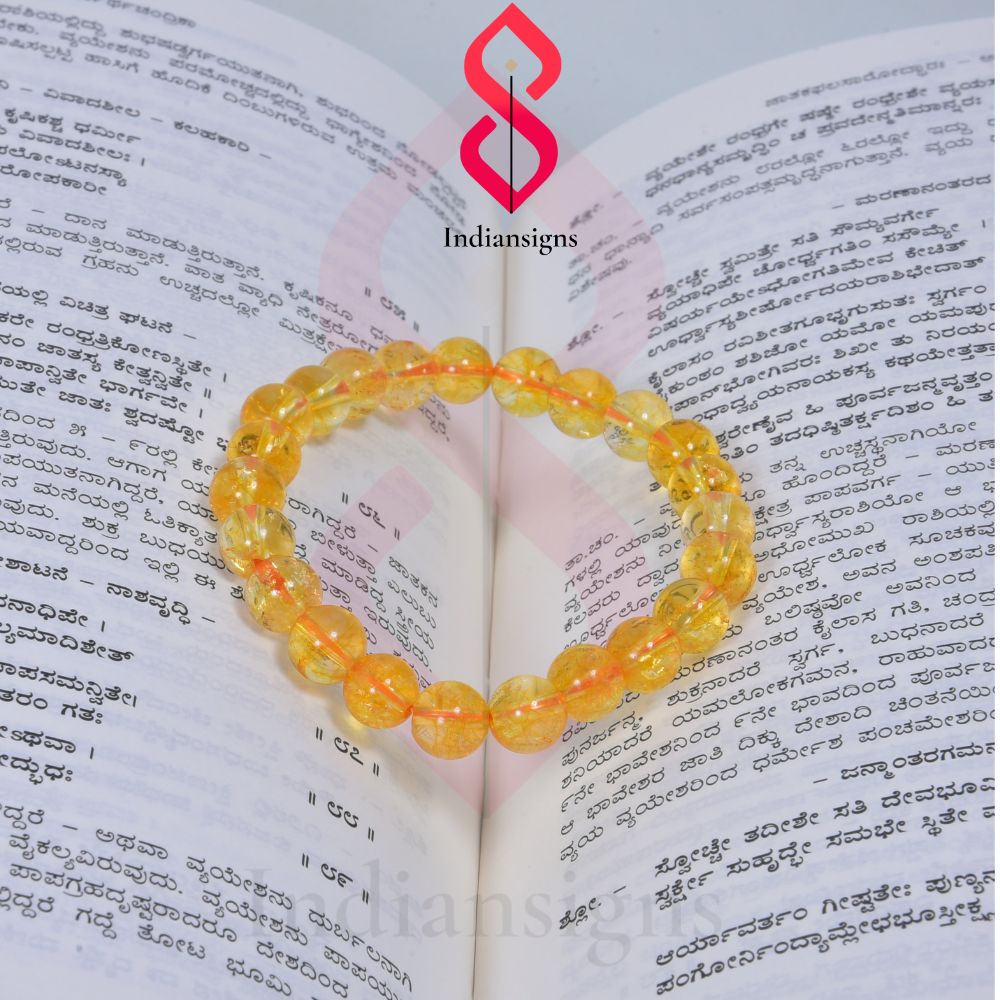 Indiansigns Citrine bracelet