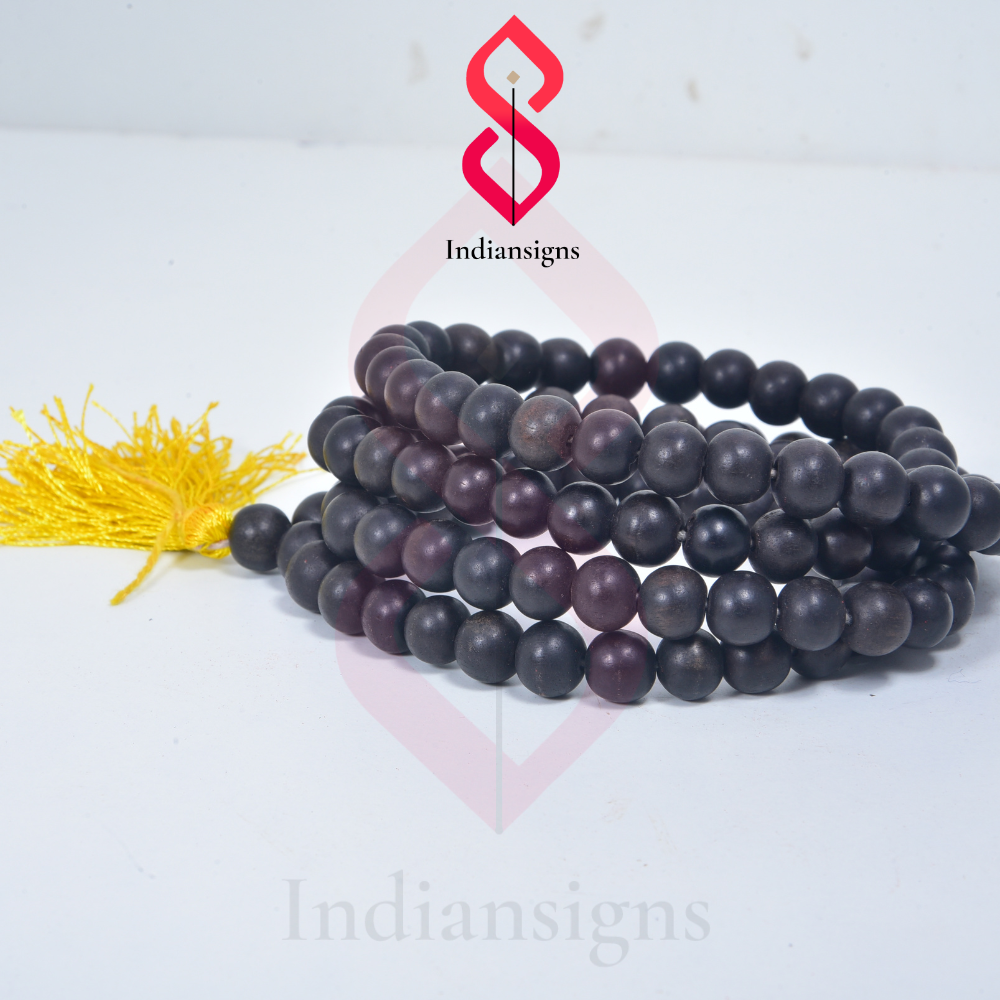 Indiansigns karungali mala 8mm