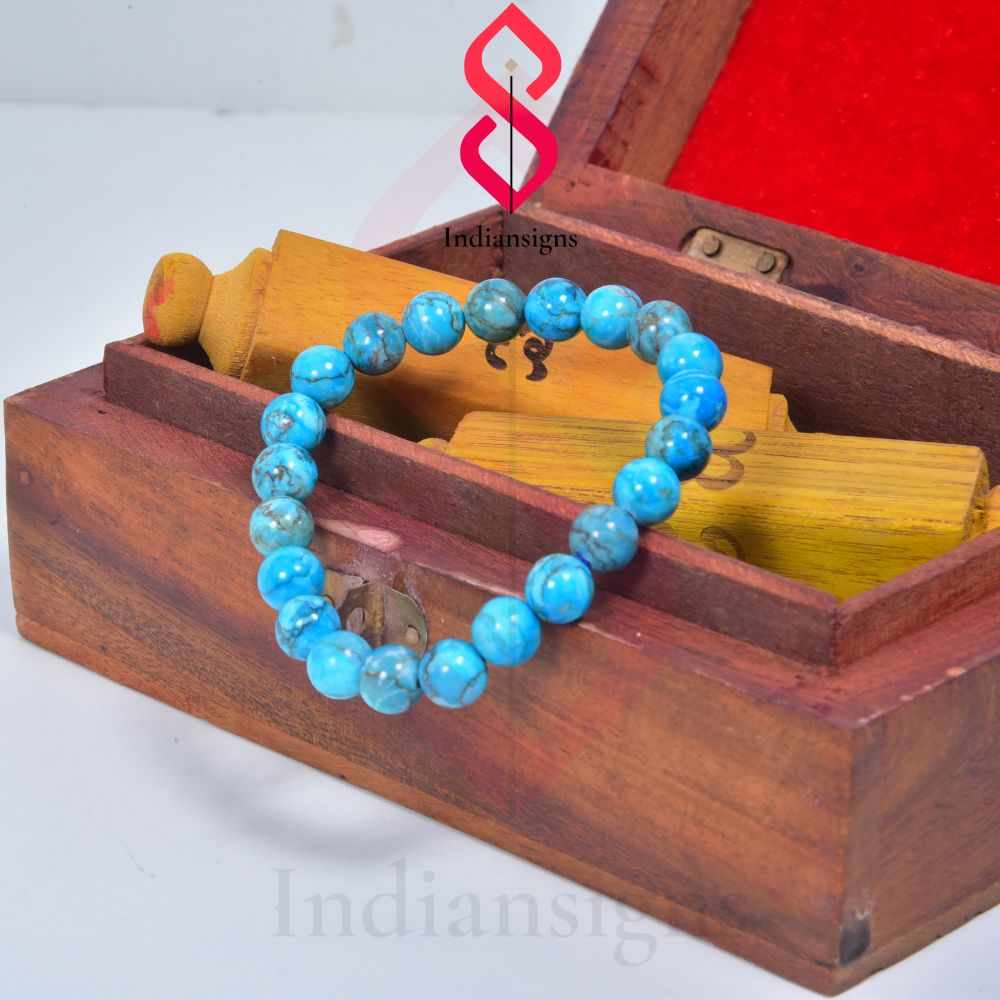 Handmade turquoise bracelet for daily wear