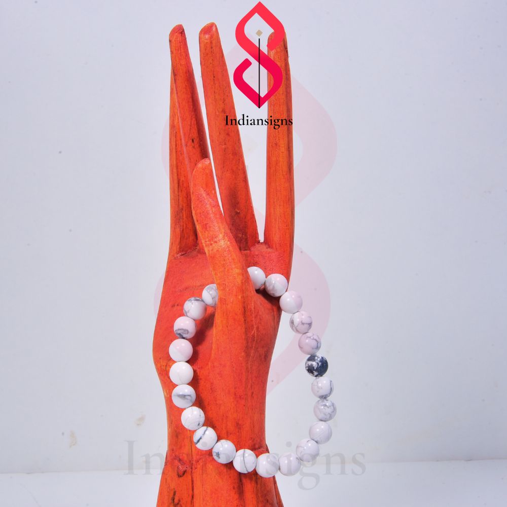 Indiansigns Howlite bracelet